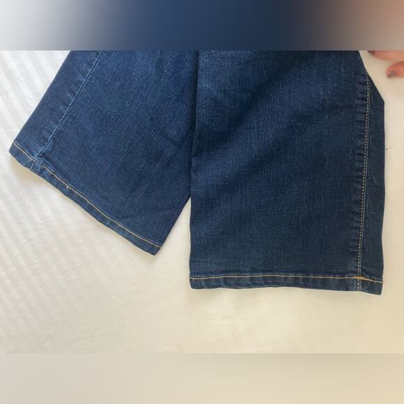 Old Navy Bootcut Low panel maternity jeans Womens 6 Dark Wash Spring Denim - Picture 2 of 5